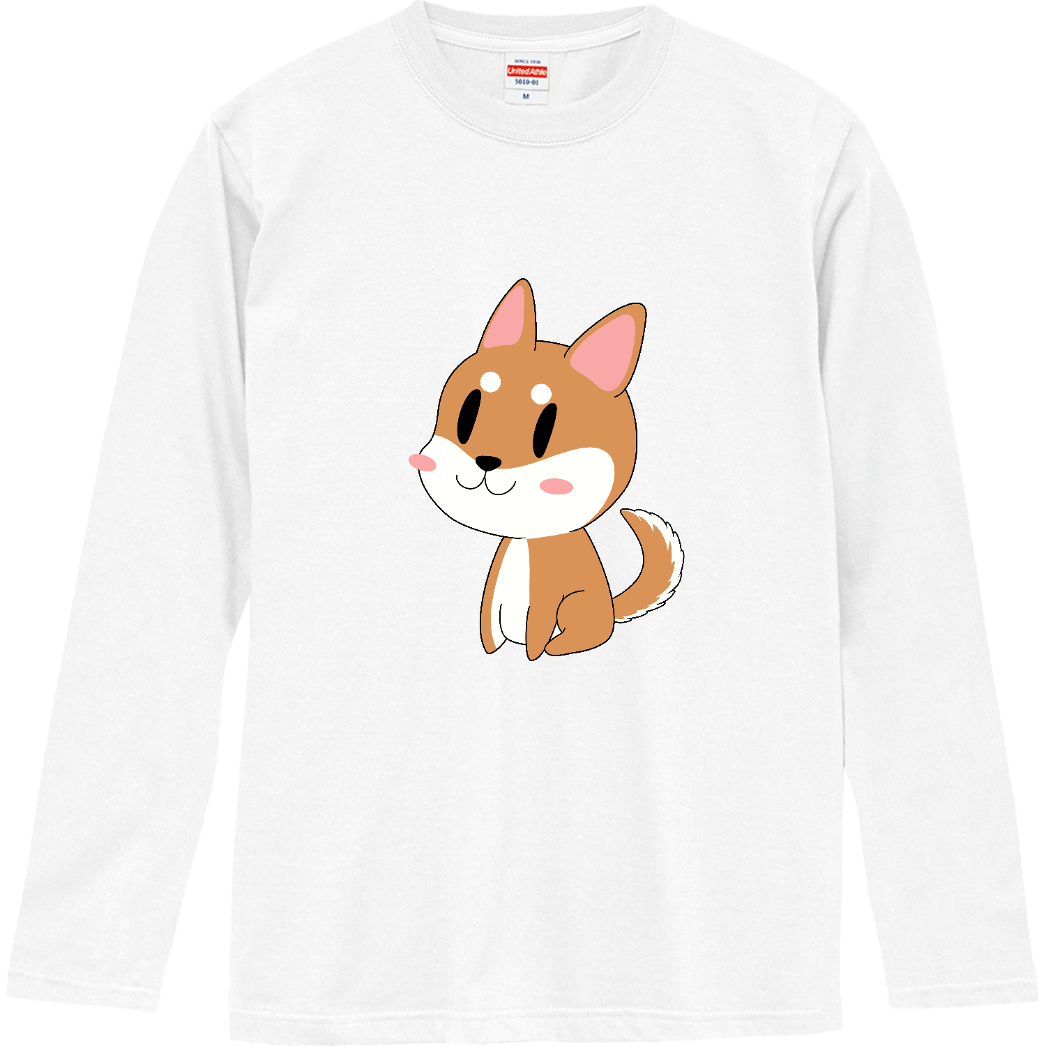 オレポレプラ 動物キャラクター 長袖トップス値下げ いぬさんロングスリーブTシャツの商品購入ページ｜クリエイターの