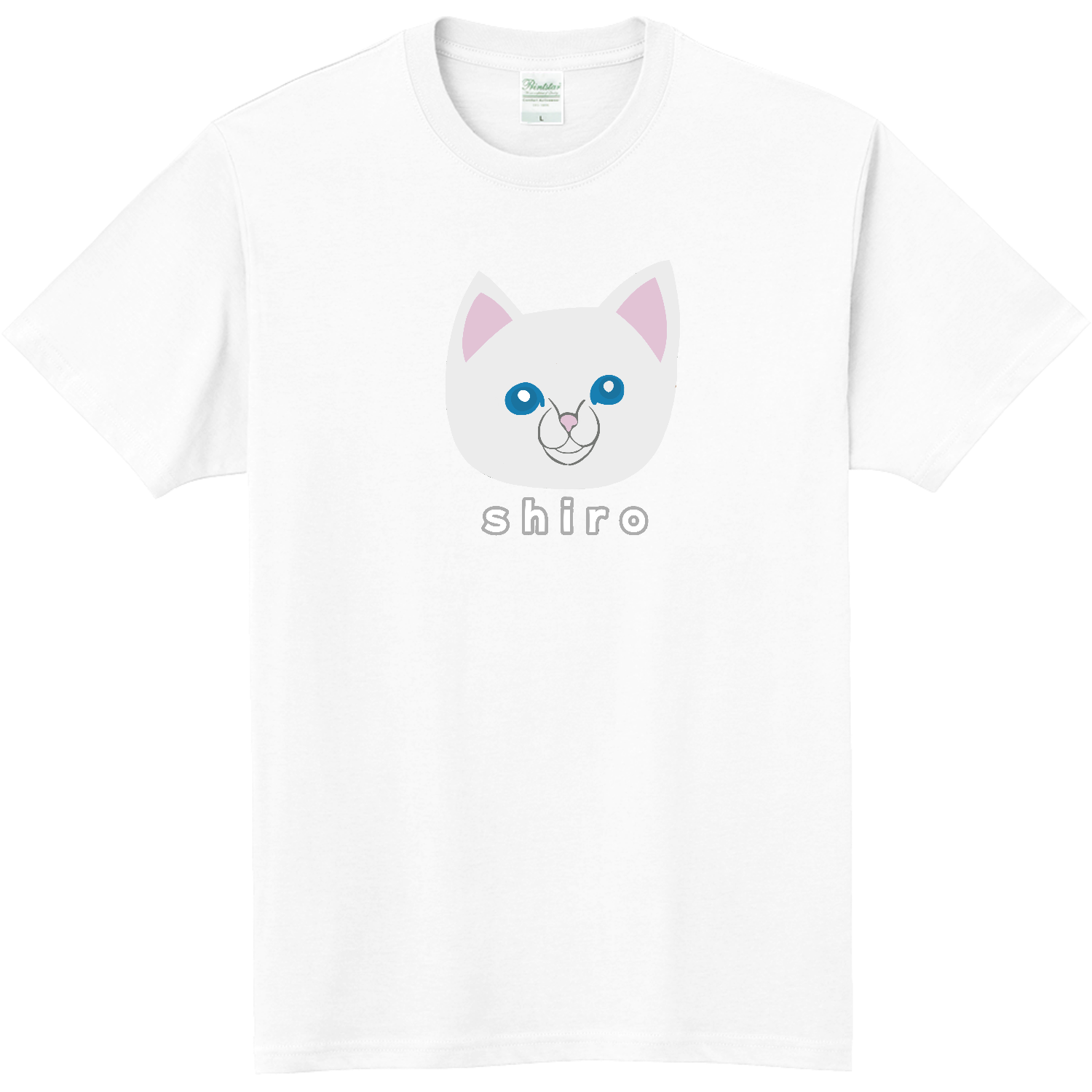 しろねこちゃん軽量Tシャツの商品購入ページ｜クリエイターの