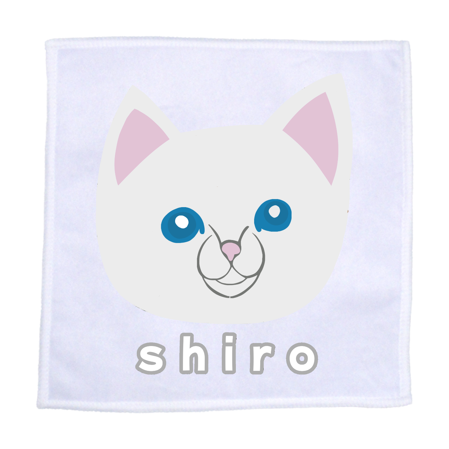 しろねこ しろねこちゃん タオル｜おねこ☆ - オリラボマーケット