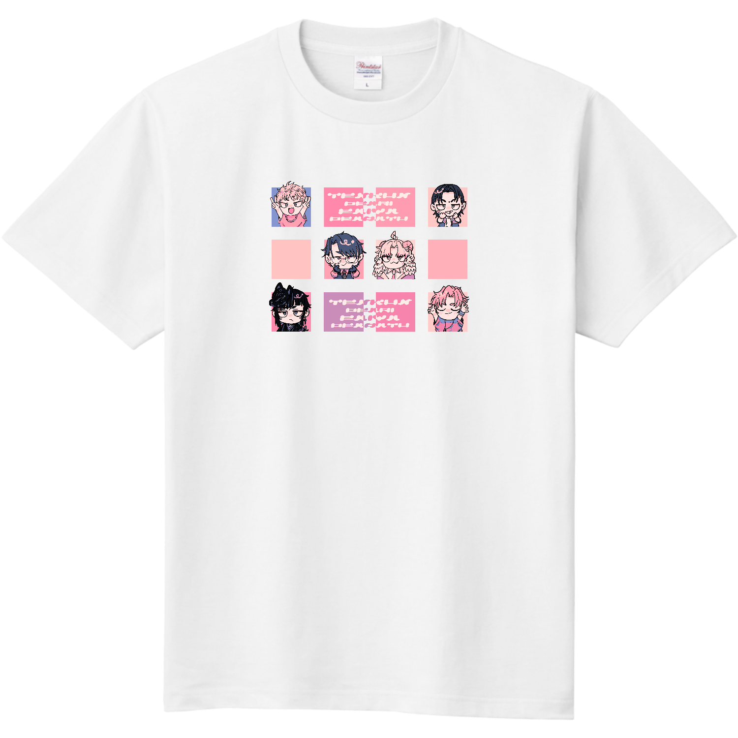 てんくん＆エミヤ応援Tシャツ【P】 Tシャツ｜温室の鯨偶 - オリラボ