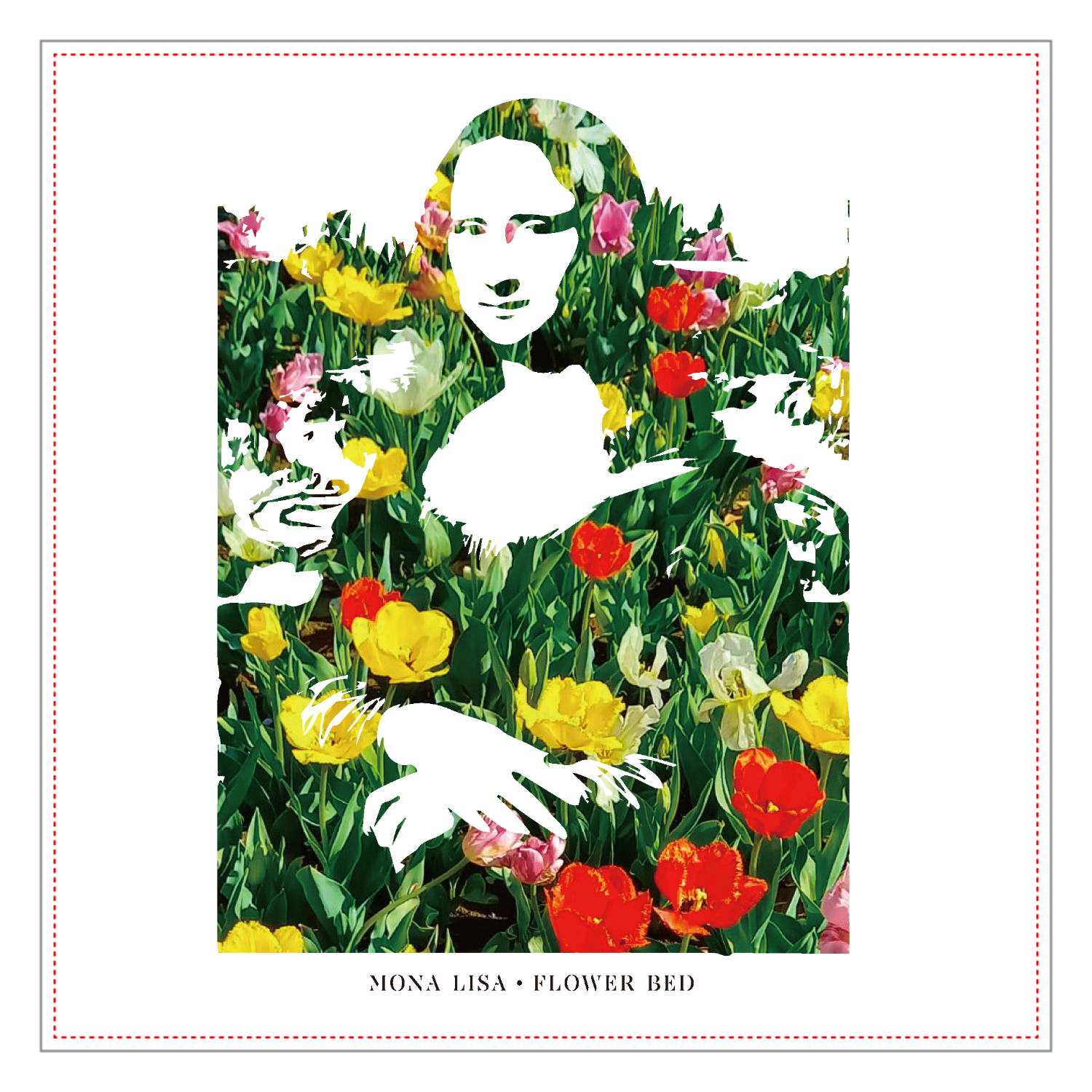 Mona Lisa・flower bed モナリザ・花壇 パネル｜piriri pop - オリラボ