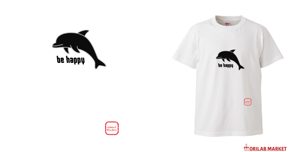 labyrins tシャツ　イルカ Labyrins Two Dolphin Tshirt White | Shury