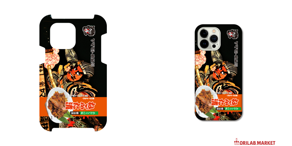 iPhone14ProMAX用】ねぶた漬オリジナルスマホケース 側表面印刷iPhone
