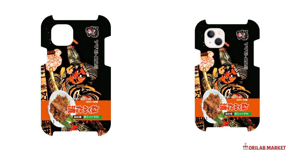 iPhone14Plus用】ねぶた漬オリジナルスマホケース 側表面印刷iPhone