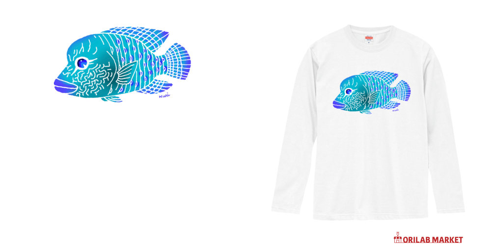 ナポレオンフィッシュロングスリーブTシャツの商品購入ページ