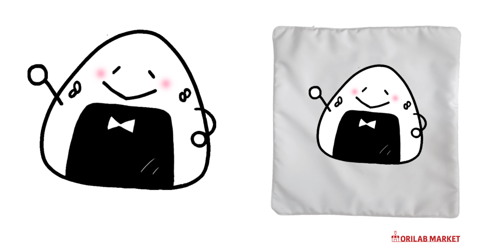 おにぎりくんクッション(大)の商品購入ページ｜クリエイターの