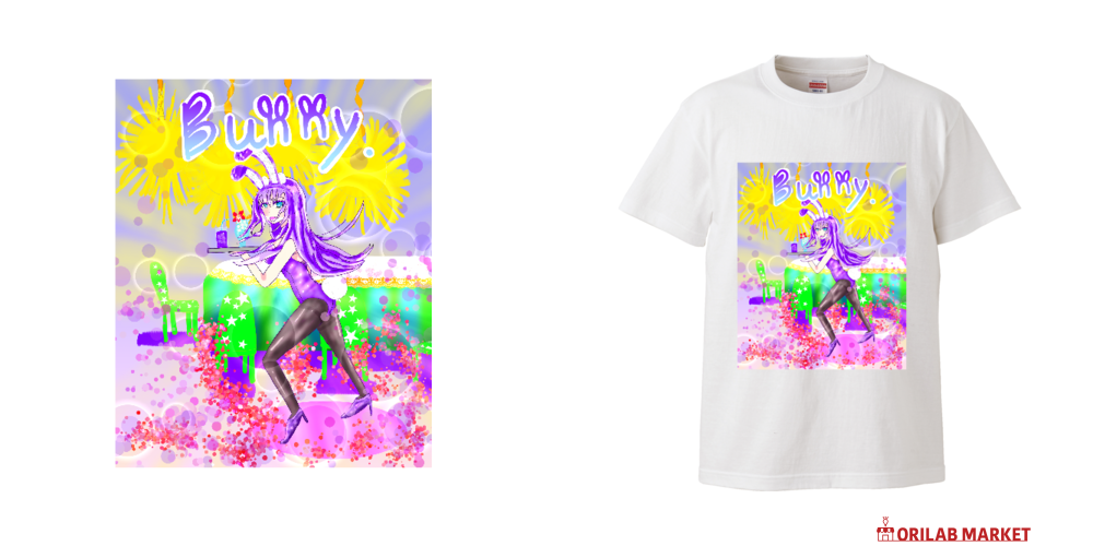 Bunny ～バニーガール～ハイクオリティーTシャツの商品購入ページ 