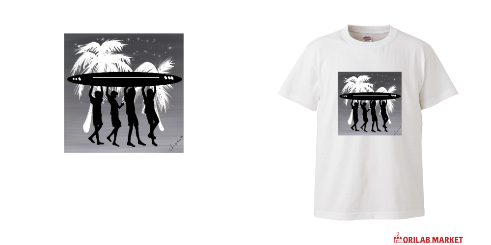 わいわいsurfハイクオリティーTシャツの商品購入ページ｜クリエイター