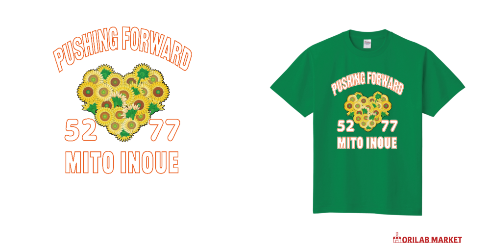 井上未都選手コラボイラストTシャツ【ボートレース・競艇】アパレル