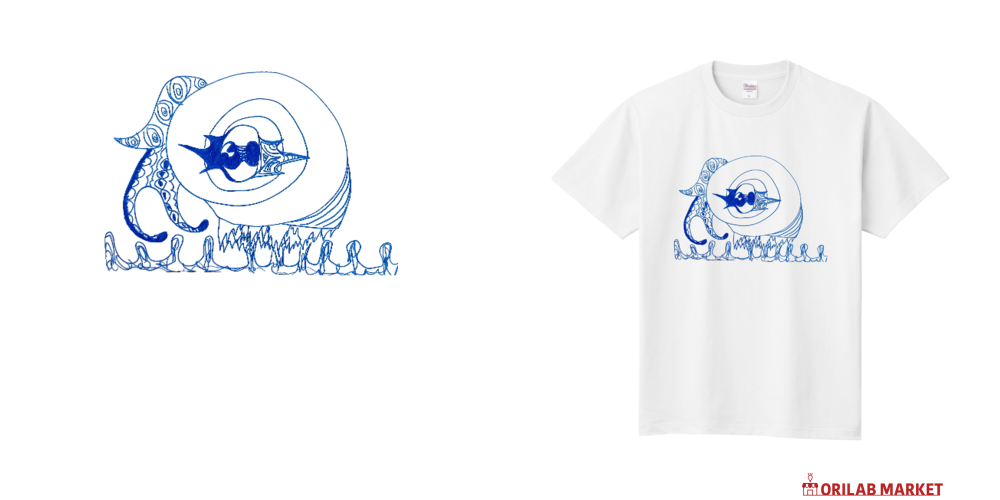 妹】マーピロロングホスト Tシャツ｜すとれが姉妹 - オリラボマーケット