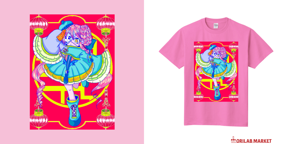 チャチャイナ！ Tシャツ｜カトリ - オリラボマーケット