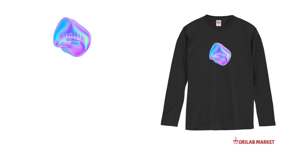 VOIDロングスリーブTシャツの商品購入ページ｜クリエイターの