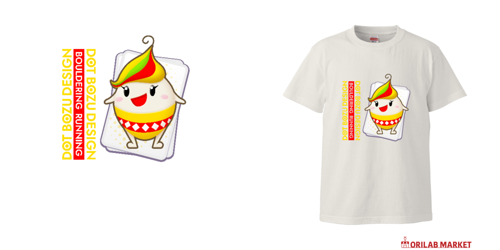 DOT BOZU DESIGN オリジナルキャラTシャツハイクオリティーT