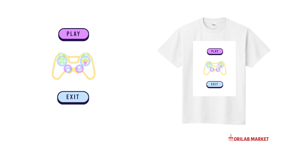 ゲームTシャツ Tシャツ｜mizuto - オリラボマーケット