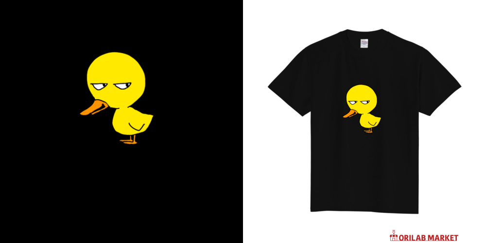 ニヒルなあひるのTシャツ定番Tシャツの商品購入ページ｜クリエイター