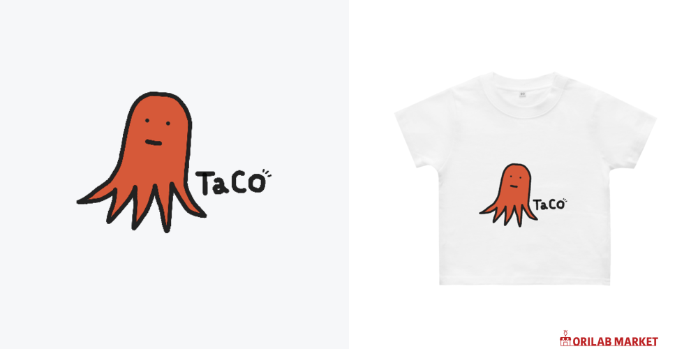 新品！2番 レディース キッズ タコさんウインナー シャツ グリーン go slow caravan USAコットン タコさんウインナーTシャツ【WEB