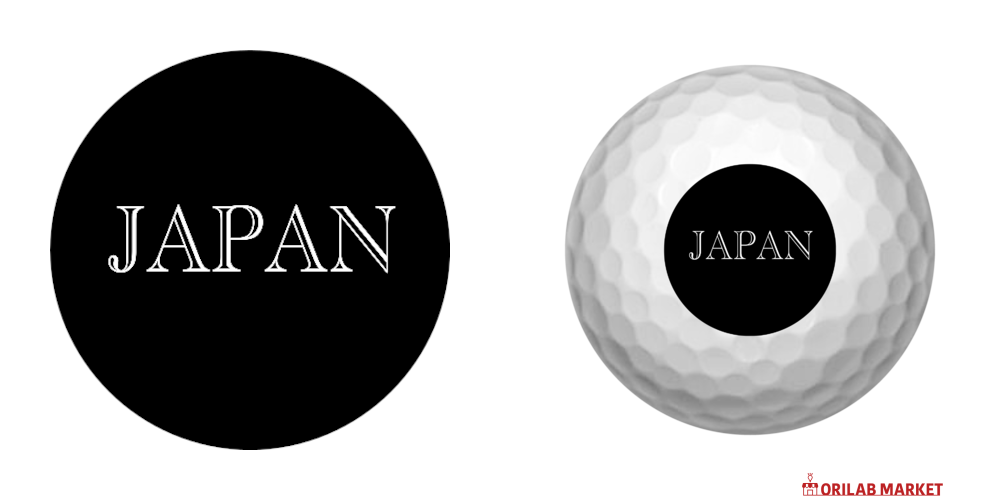 JAPAN黒 ゴルフボール｜ロッティ - オリラボマーケット
