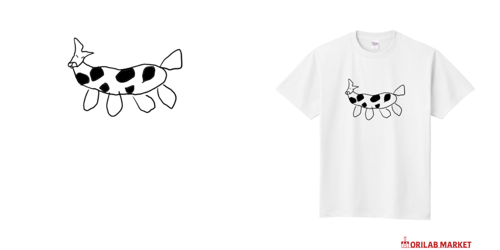 らがま作しまうまTしゃつ Tシャツ｜みすち - オリラボマーケット