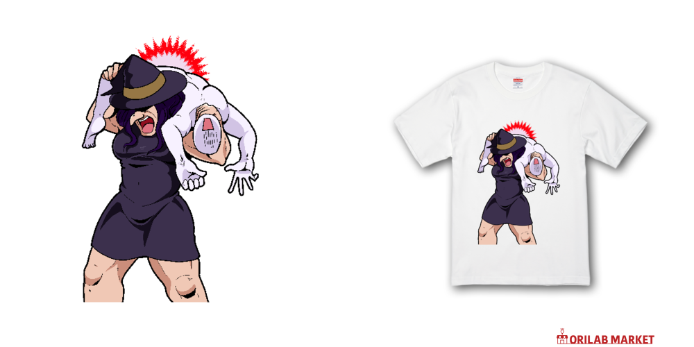 魔女の一撃プレミアムTシャツの商品購入ページ｜クリエイターの