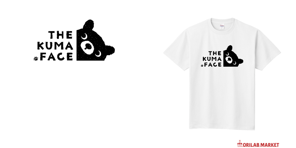 THE KUMA FACE こぐま定番Tシャツの商品購入ページ｜クリエイターの