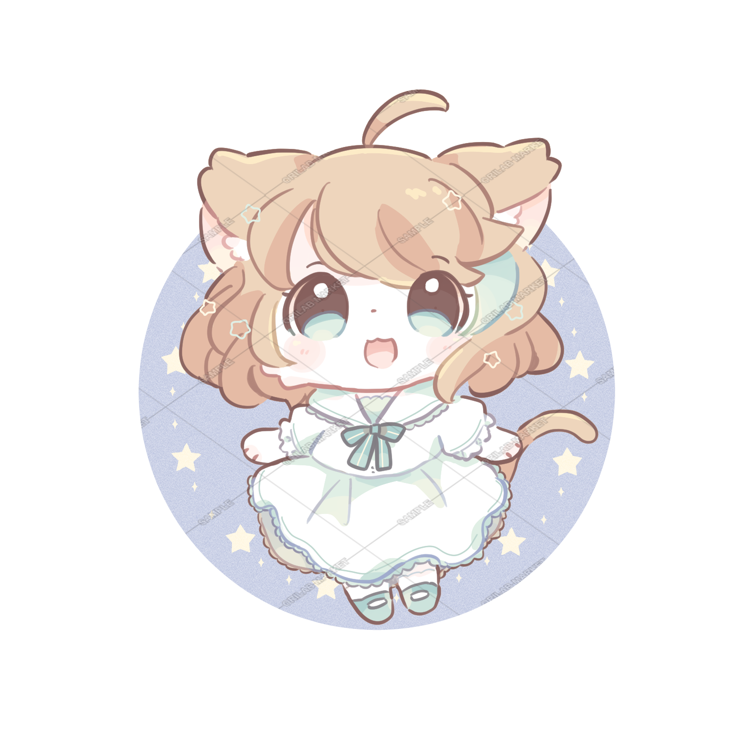 さんぽへちゃん(背景あり)
