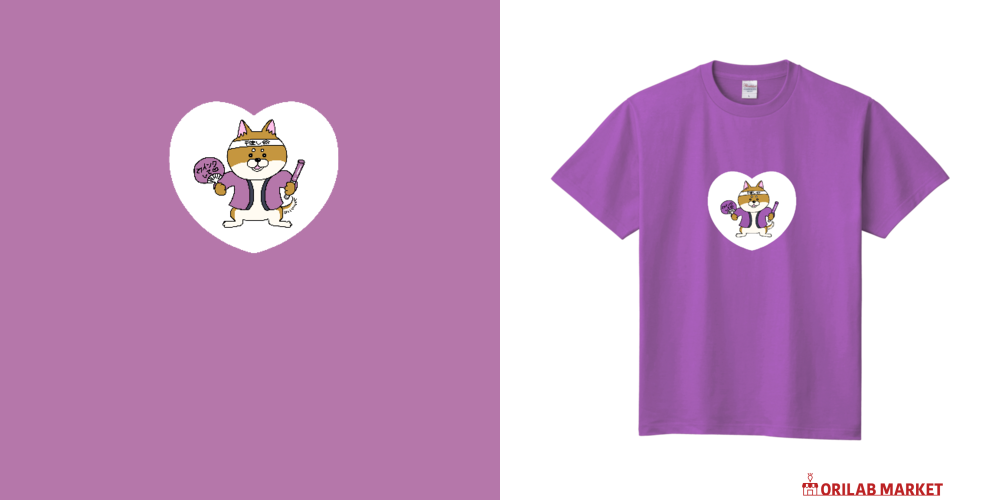 推しの担当カラーに染まるシヴァ Tシャツ｜ゆず風味 - オリラボマーケット