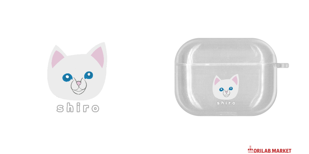 AirPods pro  しろねこ しろねこちゃんAirPods Pro ソフトタイプケースの商品購入ページ