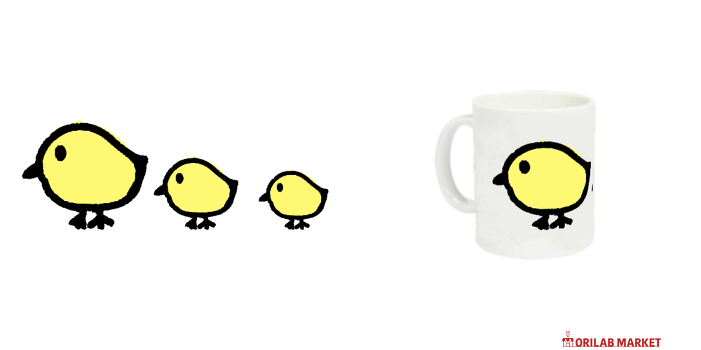 ひよこの行進定番マグカップの商品購入ページ｜クリエイターの