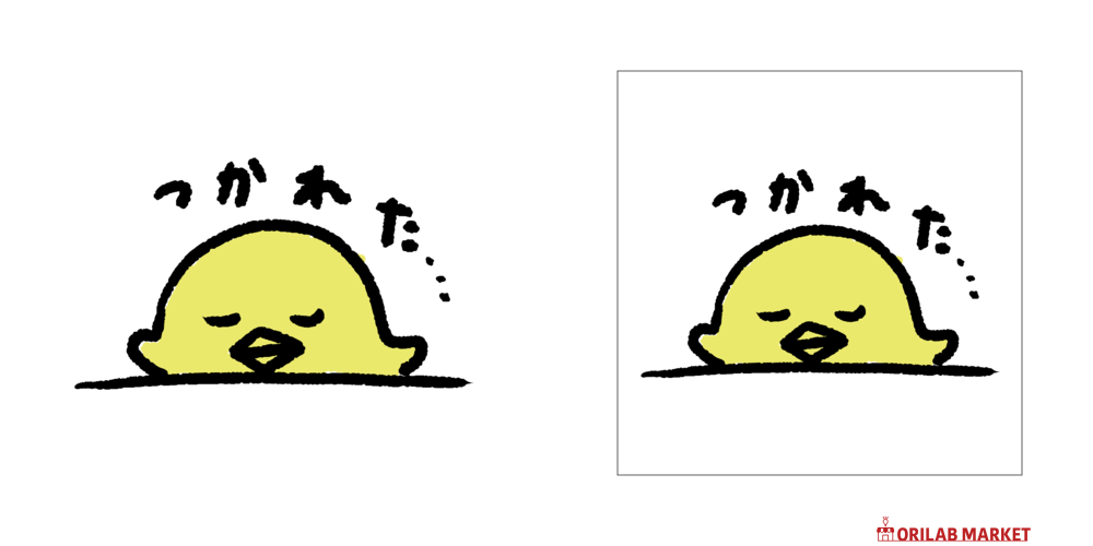 お疲れひよこ・・・アクリルブロックの商品購入ページ｜クリエイターの