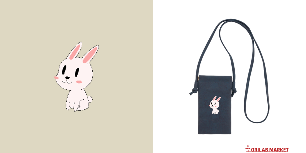 うさぎさんイージーオープンスマホネックポーチの商品購入ページ