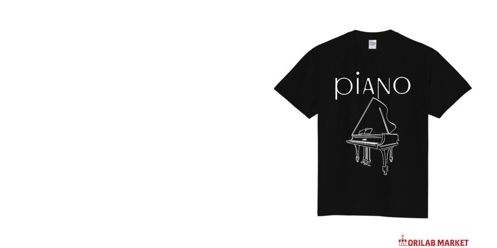 PiANO -ピアノ- Tシャツ｜DRIPPED -ドリップド- - オリラボマーケット
