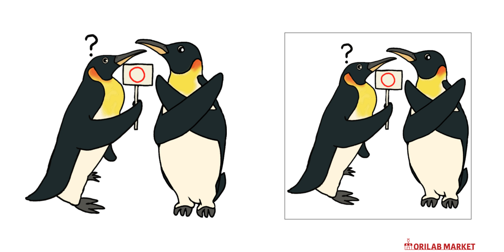 皇帝しないペンギン(全否定ペンギン) パネル｜チコデザ - オリラボ