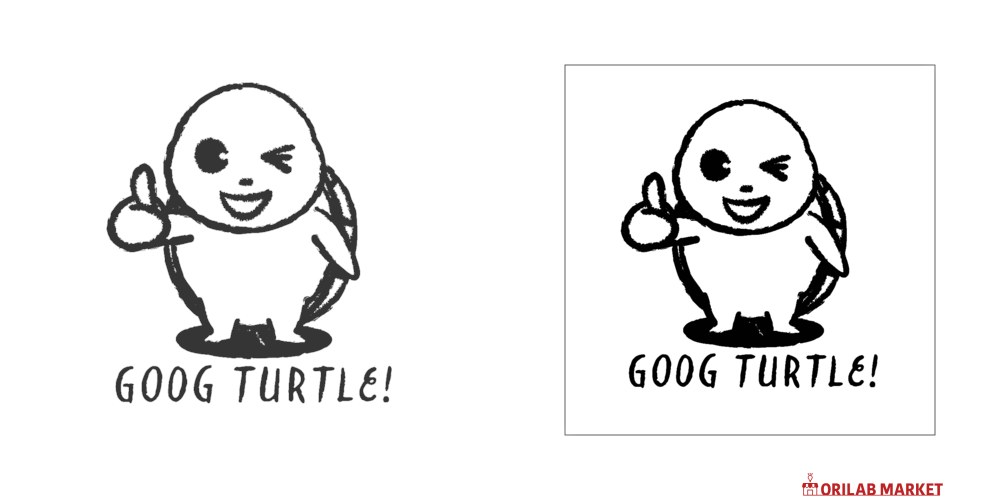 goodな亀ちゃん パネル｜チコデザ - オリラボマーケット