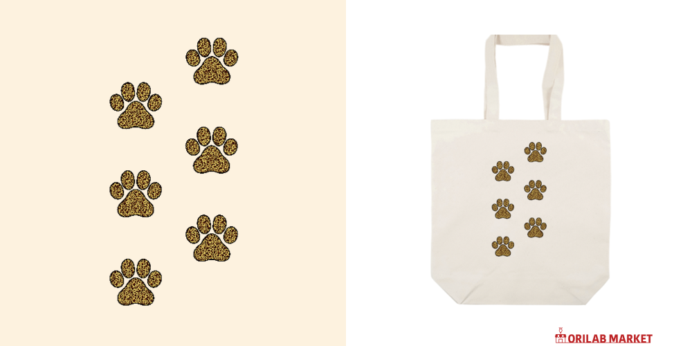 K*A様 新柄　豹柄リボン猫ちゃんトートバック 猫〔ヒョウ柄〕 バッグ｜京和企画 - オリラボマーケット