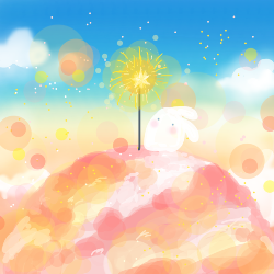 晴れ時々桃アイス