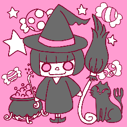 ハロウィンの魔女っ子