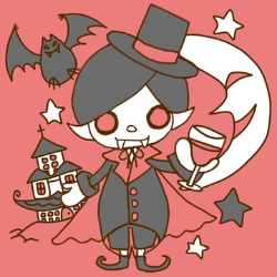 ハロウィンのヴァンパイア