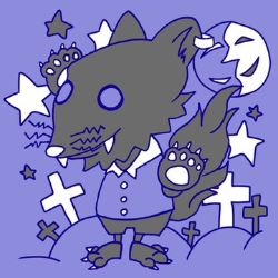 ハロウィンのオオカミ男