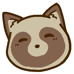 にこにこフェイスたぬき