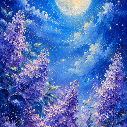 月夜に咲くライラック ～Moonlit Lilac～