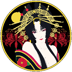 花魁 ロゴ風