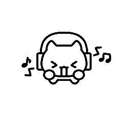 ヘッドホンにゃんこ