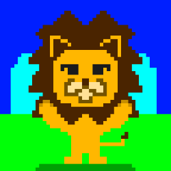 ライオン（ドット）