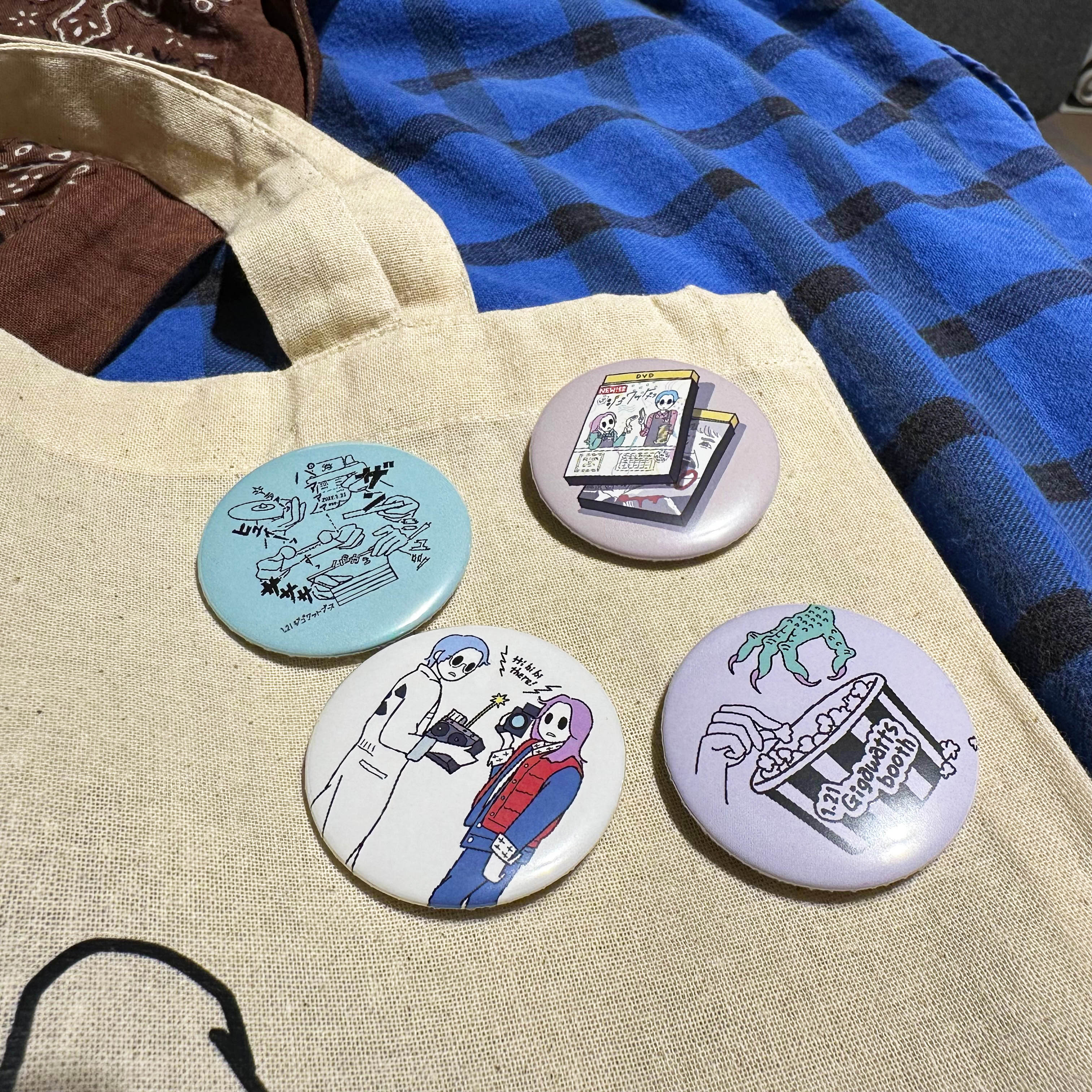 缶バッチ「どっちが狙われているんでしょうね…」44mm缶バッジの商品