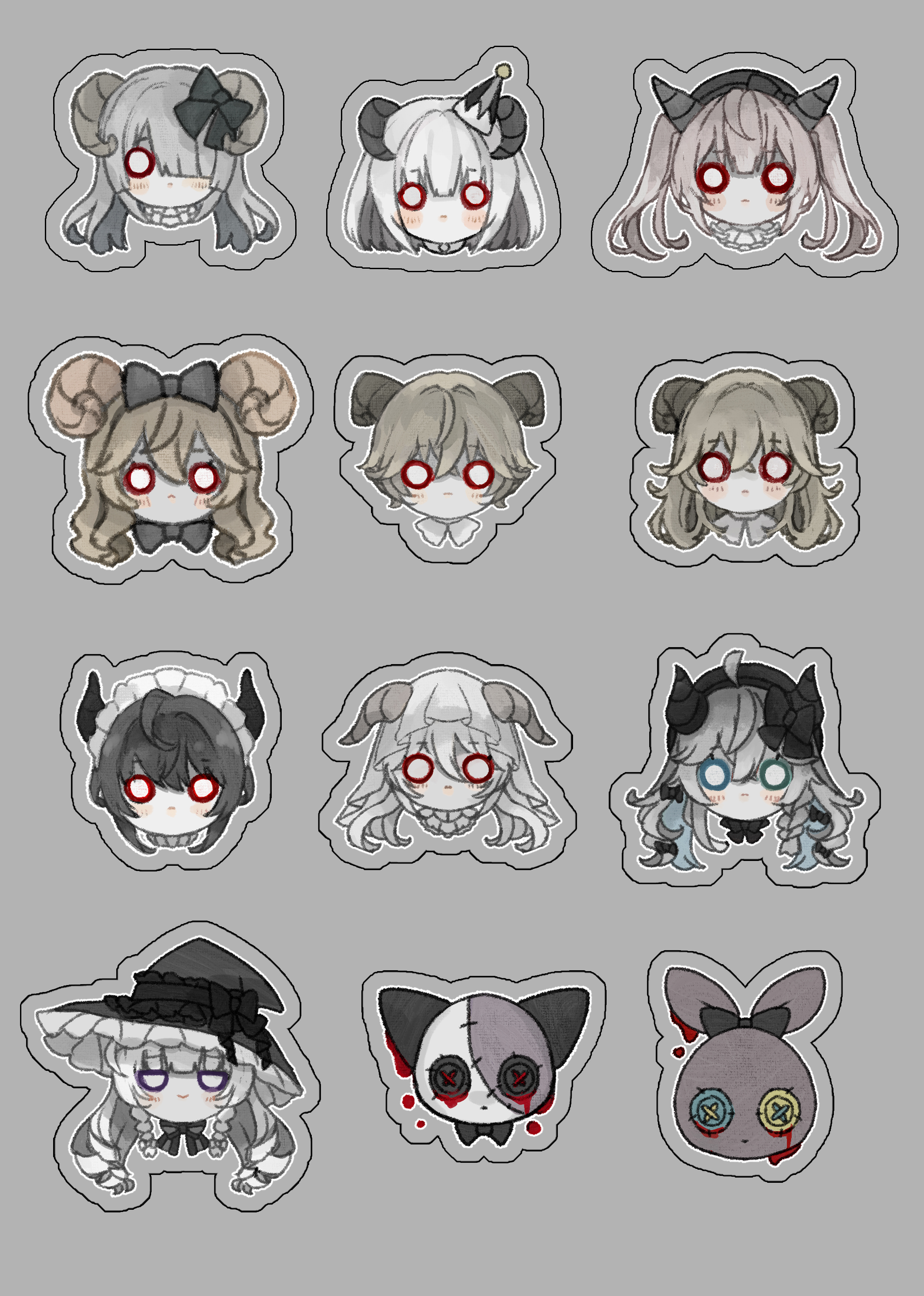 オリラボ限定】ハーフカットシール (受注生産)ダイカットシールの商品