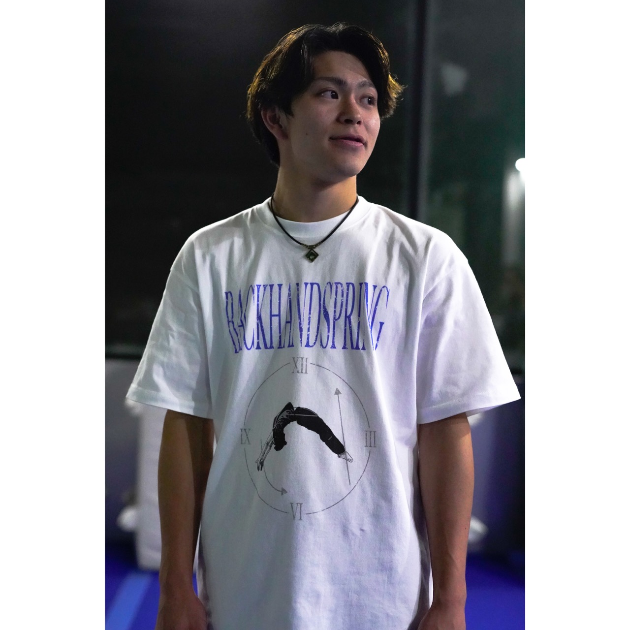 バンドTっぽいやつ【ブルー】 Tシャツ｜バク転パーソナル教室 東京
