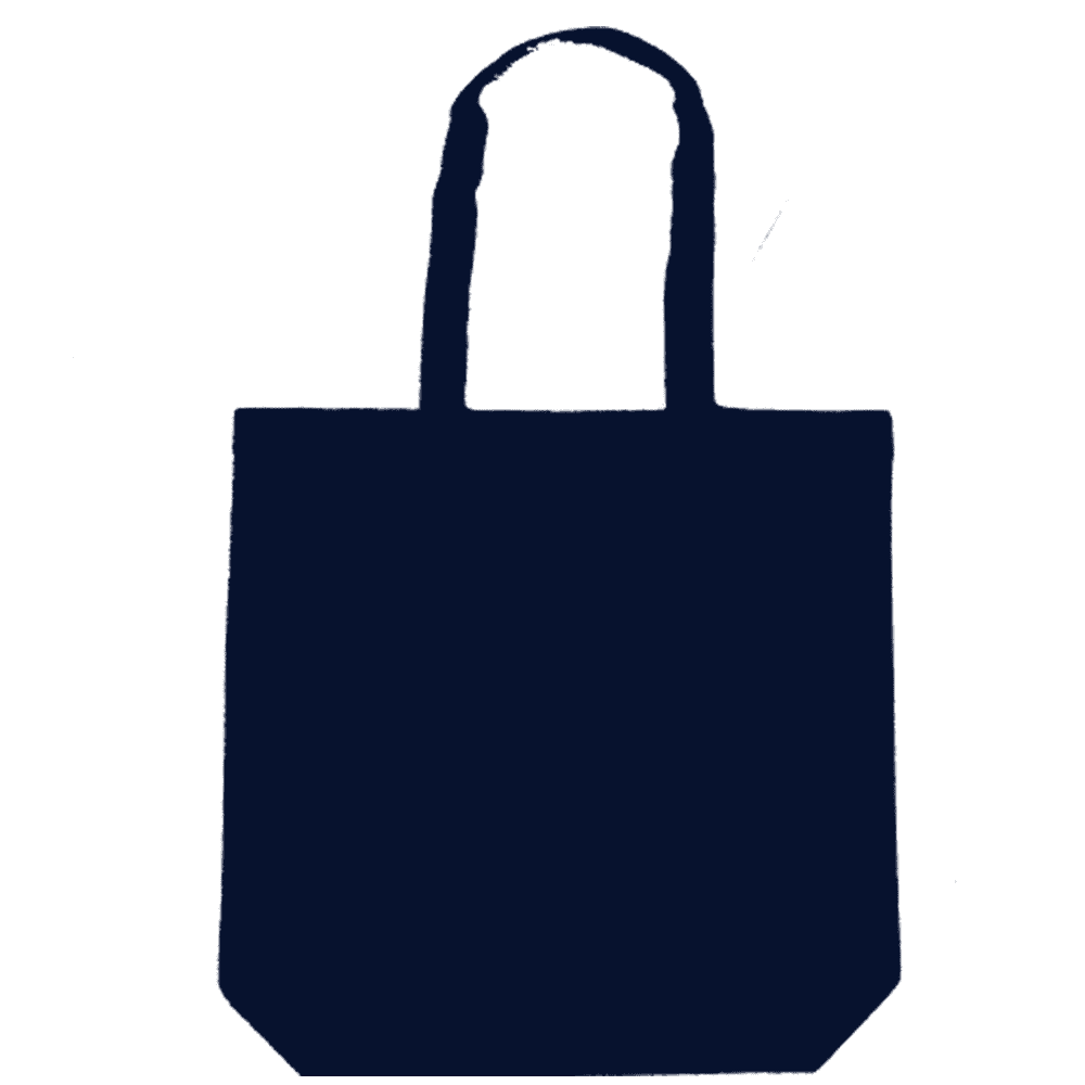 厚手コットンマチ付トート(L)