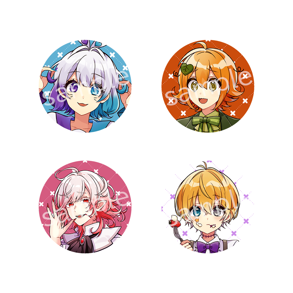 リンボ　缶バッジ プロセカ グリッター缶バッジ 鏡音リン 40B 1点 サイバーデッド