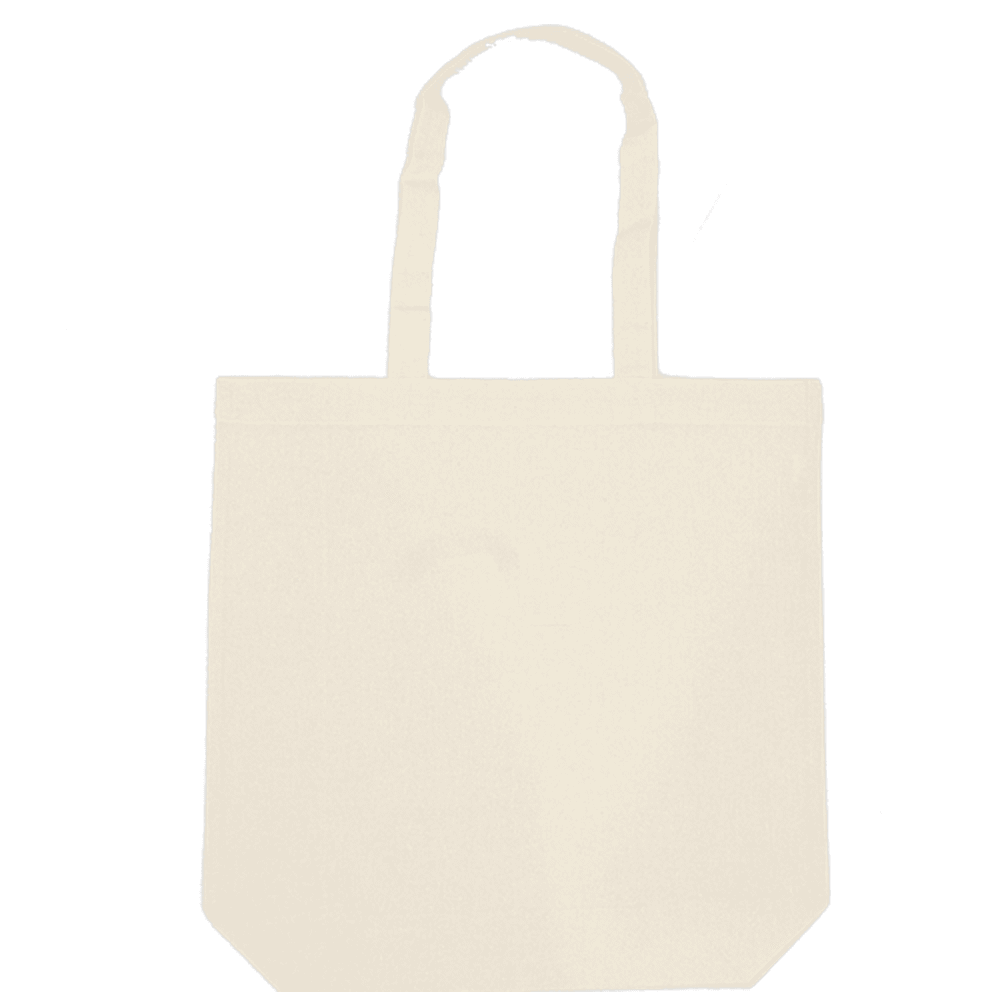 厚手コットンマチ付トート(L)