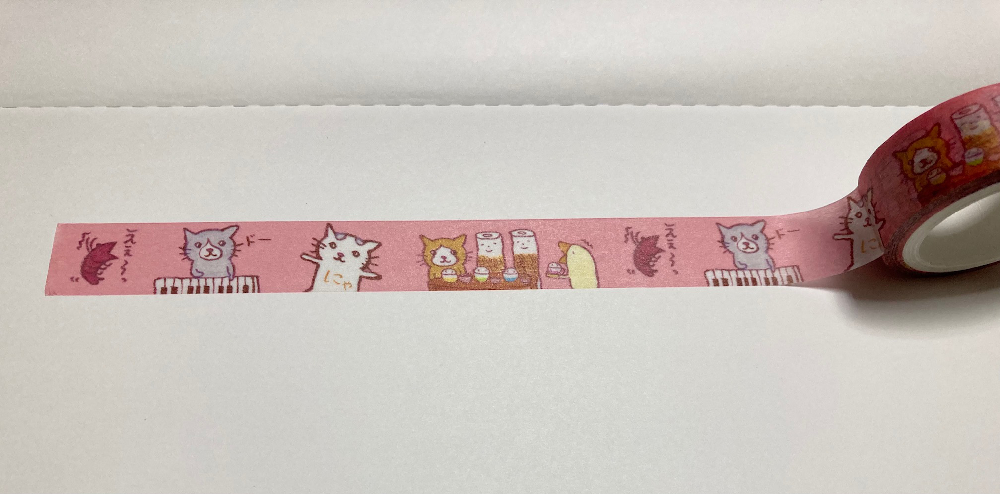 マスキングテープなのニャン♪ピンク マスキングテープ｜くちばしさん
